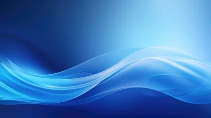 Zelfklevend Fotobehang Abstract blue background abstract wave background with blue color © Muhammad