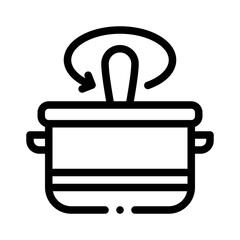 stir line icon