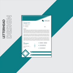 Simple letter head design for stock market