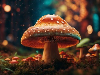 Fototapeta premium amanita muscaria fly agaric mushroom