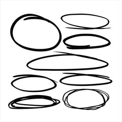 set of speech bubbles