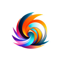 Design logo beautiful fire. Generative AI.
