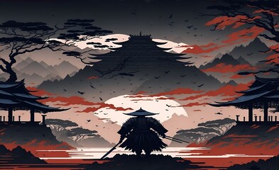 Samurai on a great journey