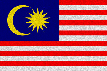 National flag of_Malaysia. Background  with flag of_Malaysia.
