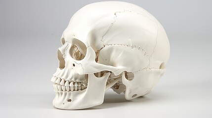3d printing of patient specific skull implants for craniofacial reconstructions - obrazy, fototapety, plakaty