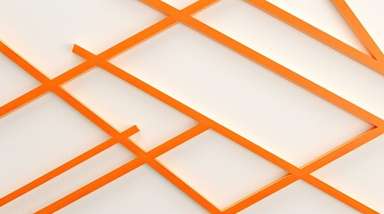 A minimalist grid of intersecting diagonal lines in shades of orange