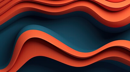 A minimalistic background with wavy lines forming a rhythmic composition - obrazy, fototapety, plakaty
