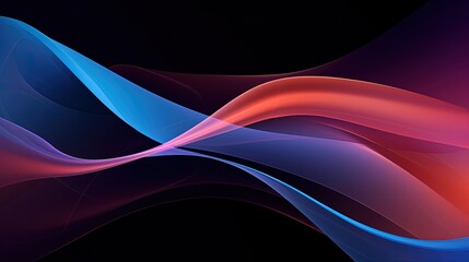An abstract background with intersecting curves in a dynamic arrangement