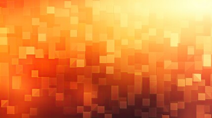 Fototapeta premium Background with orange squares arranged randomly with a kaleidoscope effect and color gradient