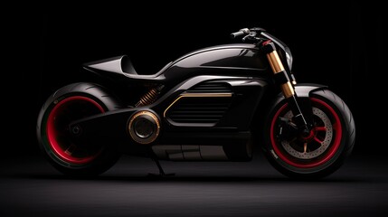 Obraz na płótnie Canvas Electric motorcycles dominate automotive