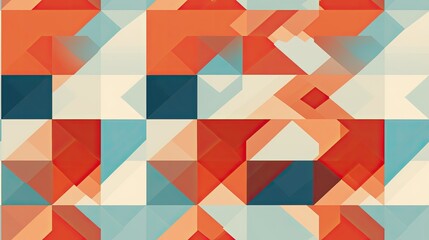 Patterns featuring repetitive square tessellations