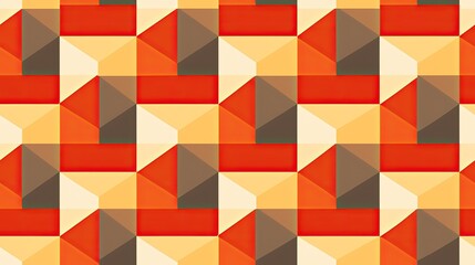Patterns featuring repetitive square tessellations