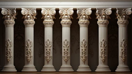 Foto op Plexiglas architectural columns © Aura