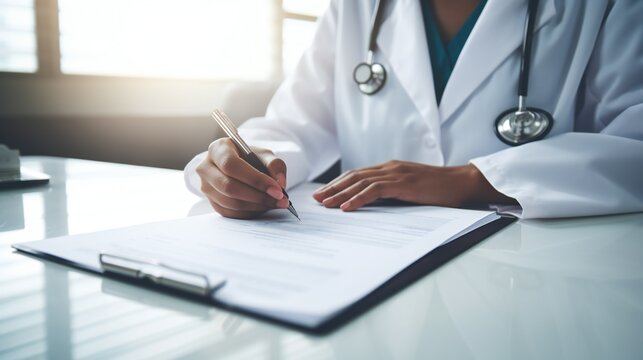 apture the doctor's attention to detail as she writes down specific goals and action items in the health checklist