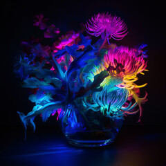 bioluminescent bouquet neon lighting19