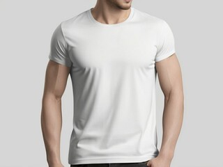 man in white t shirt