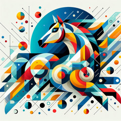 Geometric horse