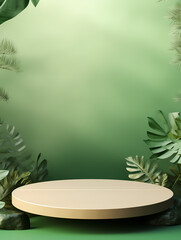 Simple product booth, podium, stage, product commercial photography background, cosmetics booth, promotional event