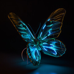 bioluminescent butterfly neon lighting35