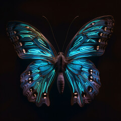 bioluminescent butterfly neon lighting34