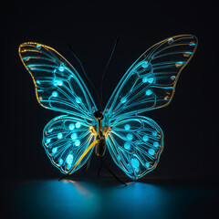 bioluminescent butterfly neon lighting33