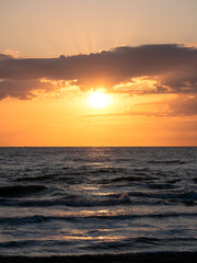 Sunset The North Sea view