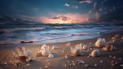 background at sea in the afternoon40