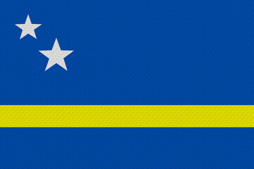 National flag of Kuracao. Background  with flag of Kuracao.