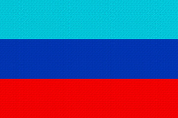 Fototapeta premium National flag of Lugansk People's Republic. Background with flag of Lugansk People's Republic.