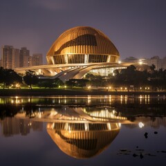 Fototapeta premium Angola capital luanda parliament images Generative AI