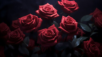 Romantic heart-shaped Valentine's Day background, symbolizing Valentine's Day, wedding, love