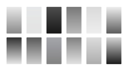 set of abstract grey color shade palette background for modern backdrop