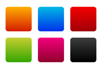 set of six gradient color element background for UI or UX app backdrop