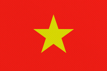 National flag of Vietnam. Background  with flag of Vietnam.