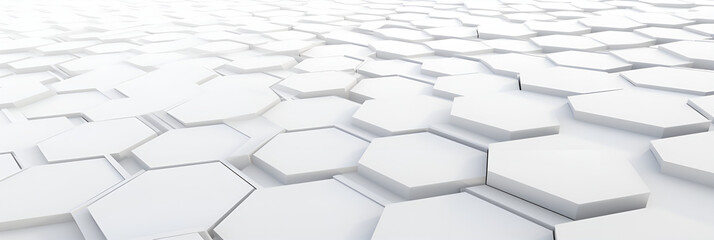 abstract background with hexagons keyboard, computer, technology, business, 3d, button, internet, key, laptop, design, cube, pc, concept, digital, box, pattern, information Generative AI 