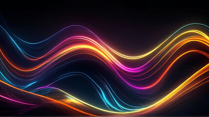 Big neon room/office/sea /ocean/ etc backround, neon lighting.