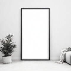Blank Frame on Wall: Your Creative Canvas Awaits Inspiration
