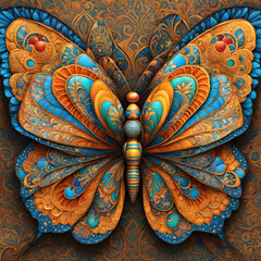 The butterfly gracefully flutters through the air, its vibrant wings captivating all who behold its beauty. As the sunlight kisses its delicate wings, a stunning patchwork of patterns and colors unfol