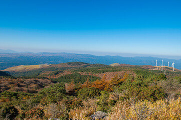 Obraz premium 涌蓋山登山「一目山からの眺望」