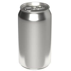 The aluminium can for food and drink concept 3d rendering.