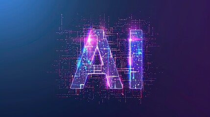 AI, Artificial Intelligence and Machine learning concept, conceptual image, Science and artificial intelligence technology, innovation and futuristic	

