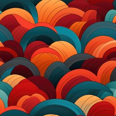 Layering Pattern, abstract pattern, sweet color seamless pattern design, for packing paper, fabric print and banner backgrounds.