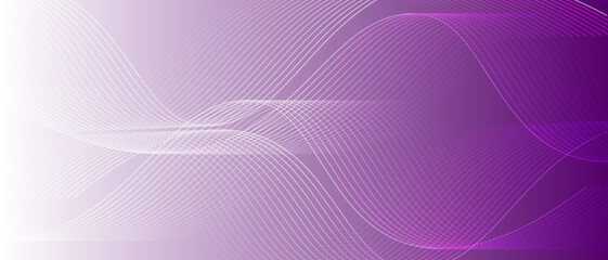 Purple abstract background with wavy lines. Vector illustration for your design EPS.10