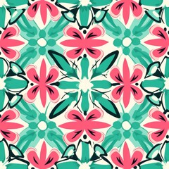 Hand cloth pattern, abstract pattern, sweet color seamless pattern design, for packing paper, fabric print and banner backgrounds.