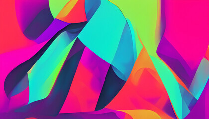 Obraz premium Abstract colorful geometric background