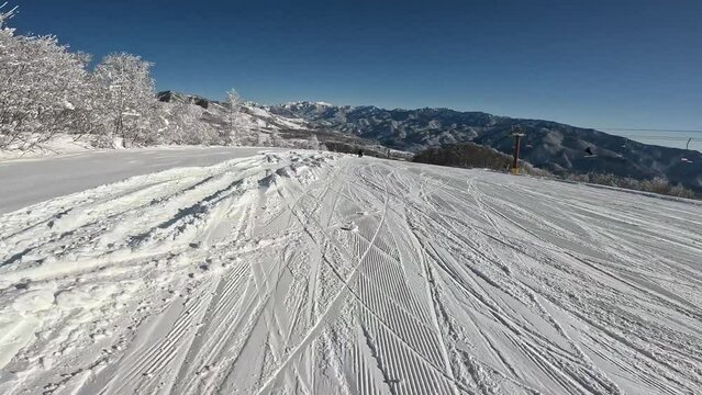 スノーボード　GoPro11　岩岳スノーフィールド
