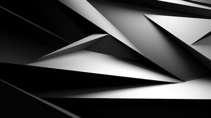 abstract monochrome triangular facets background. stylish and elegant for professional presentations and digital art - obrazy, fototapety, plakaty