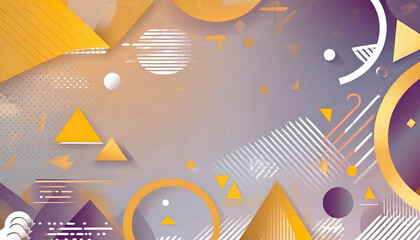 Obraz premium Abstract colorful geometric background