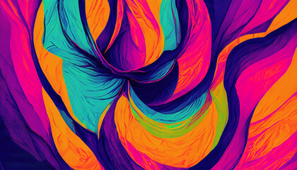 Abstract flat colorful shapes background	