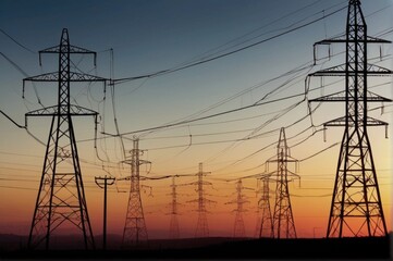 Transmission Towers from AI Generated